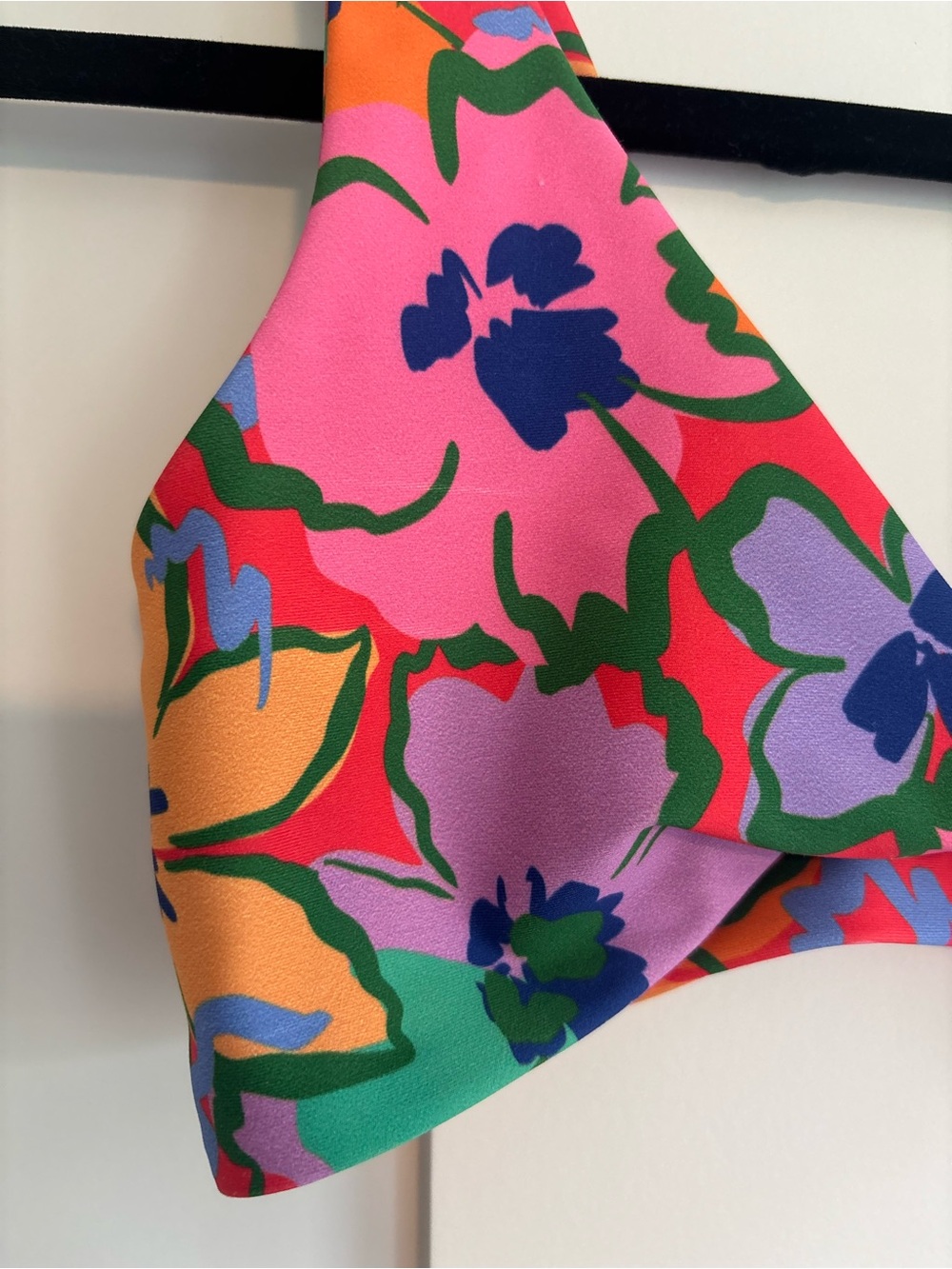 Skatie Penny Bikini Top Thick Strap Seamless in print KIHEI Maui Hawaii Medium - Picture 4 of 5